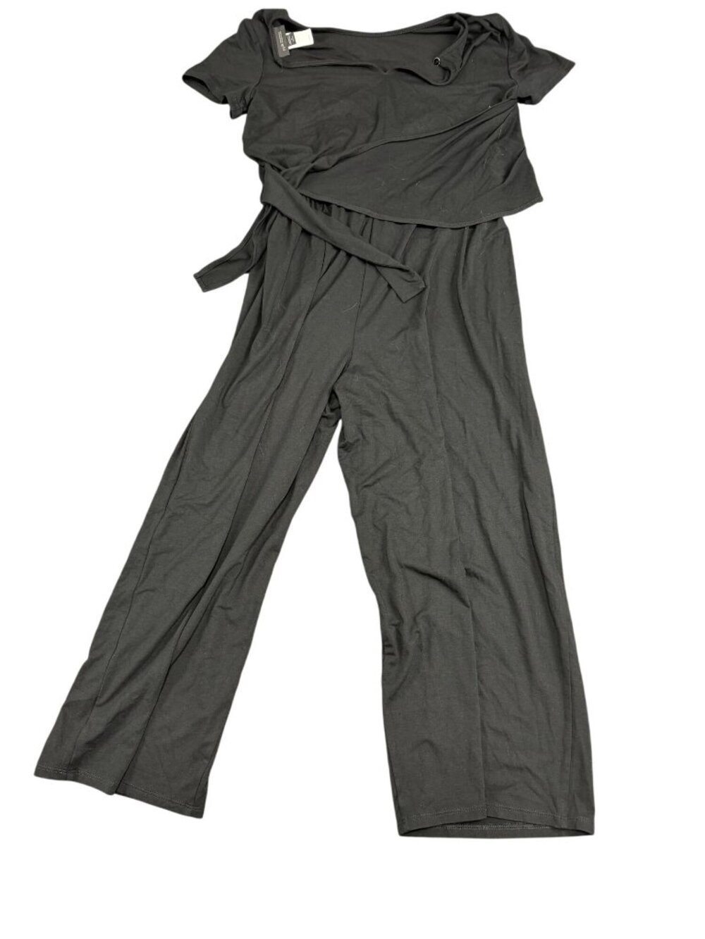 J.Jill Womens Black Wrap Jumpsuit Wear Ever Collection Size PS